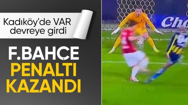 Fenerbahçe - Gençlerbirliği maçında penaltı kararı!