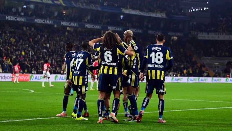 Fenerbahçe, 3. kez ilk yarıda 3 gol kaydetti