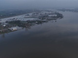 Edirne'de Meriç Nehri'nin debisi düşüşe geçti: Taşkın riski yok