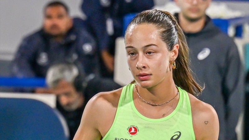 Zeynep Sönmez, Katar Açık Tenis Turnuvası'na veda etti
