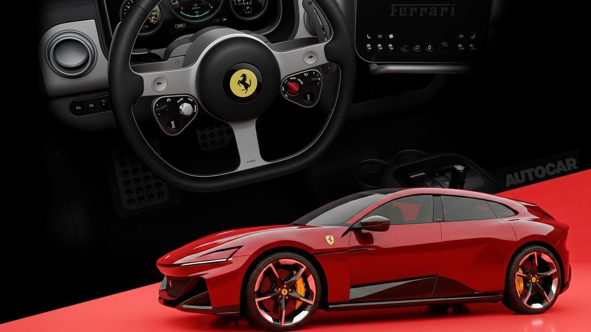 Ferrari'nin ilk elektrikli otomobili ortaya çıktı: İşte son bilgiler
