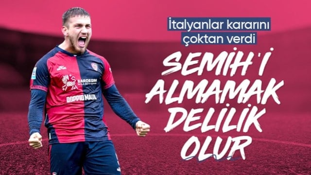 Cagliari cephesinden Semih Kılıçsoy açıklaması: Değeri 40 milyon euro olur