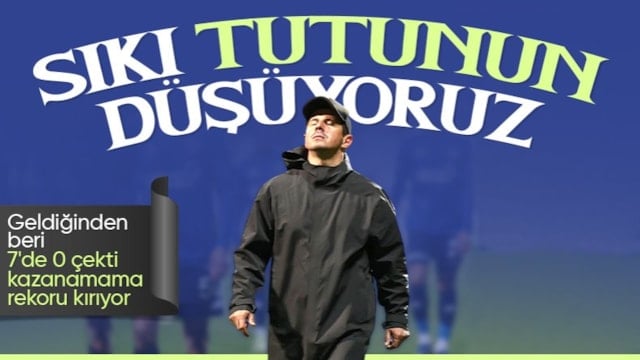 Emre Belözoğlu'ndan çarpıcı istatistik: Göreve geldiğinden beri kazanamadı!