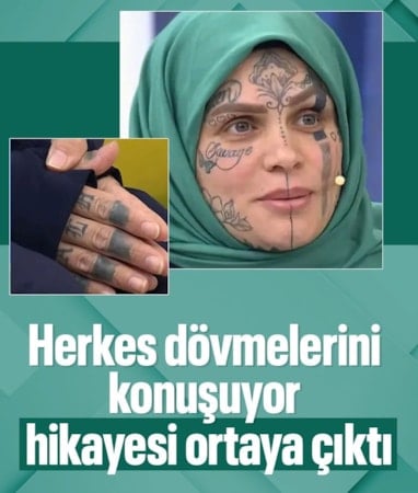 Didem Arslan Yılmaz'ın programına katılan Nazan'ın dövmeleri gündem oldu