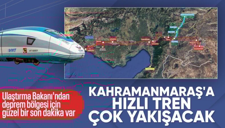 Kahramanmaraş’a hızlı trenle Doğu Akdeniz açılımı