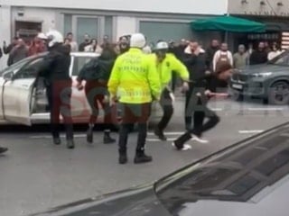 Bebek’te polise zor anlar yaşatan kadın sürücü