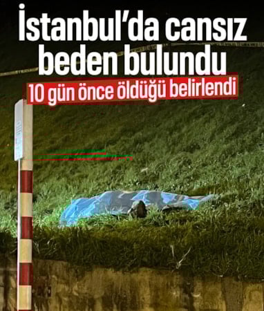 İstanbul'da 10 gün önce ölmüş bir cansız beden bulundu