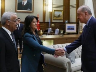 Cumhurbaşkanı Erdoğan, DEM heyetiyle bir araya geldi