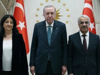 Cumhurbaşkanı Erdoğan, DEM heyetiyle bir araya geldi