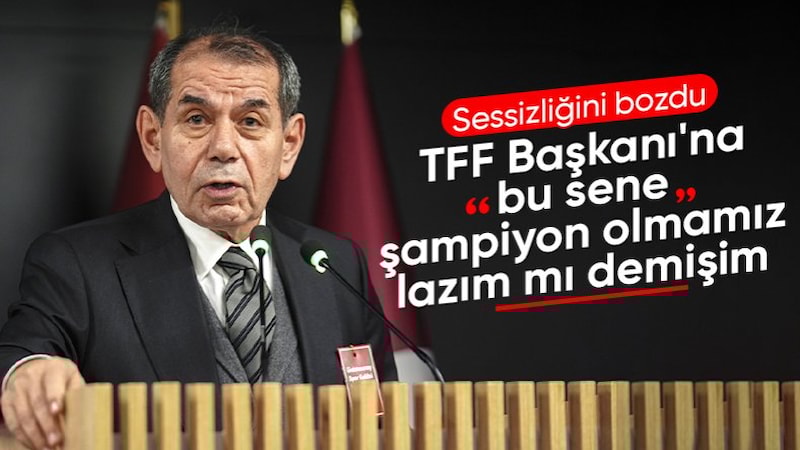 Dursun Özbek'ten İbrahim Hacıosmanoğlu iddialarına ilk cevap!