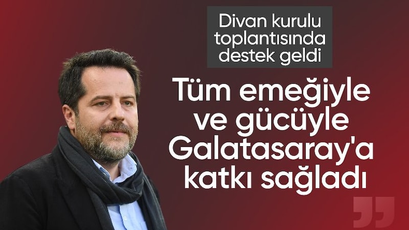 Metin Öztürk: Erden Timur tüm emeğiyle ve gücüyle Galatasaray'a katkı sağladı