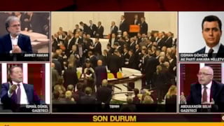 Meclis'teki yumruklu kavga canlı yayında tansiyonu yükseltti