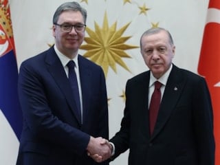 Cumhurbaşkanı Erdoğan, Sırp mevkidaşı Vucic'i ağırladı