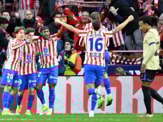 Atletico Madrid, Barcelona'yı farklı yendi