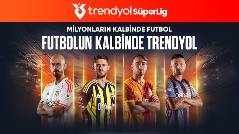 Trendyol, yıldız futbolcularla Süper Lig isim sponsorluğunu kutluyor