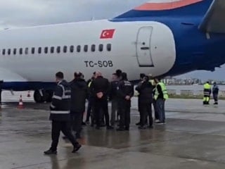 Antalya Havalimanı'nda korkutan kaza