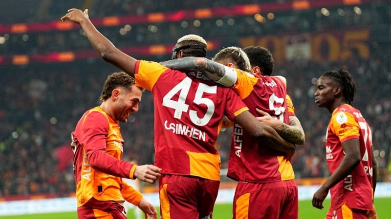 Galatasaray’dan 22 haftada 55 puan, 55 gol