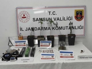 Samsun'da jandarmadan uyuşturucu operasyonu
