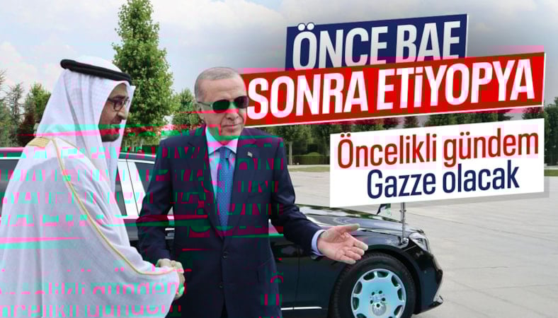 Cumhurbaşkanı Erdoğan, BAE ve Etiopya'yı ziyaret edecek: Ana gündem Gazze