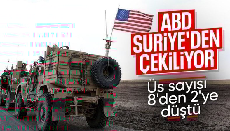 ABD'nin Suriye'de 2 ana üs ve 4 konuşlanma noktası kaldı