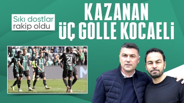 Kocaelispor, Gaziantep FK'yı üç golle geçti