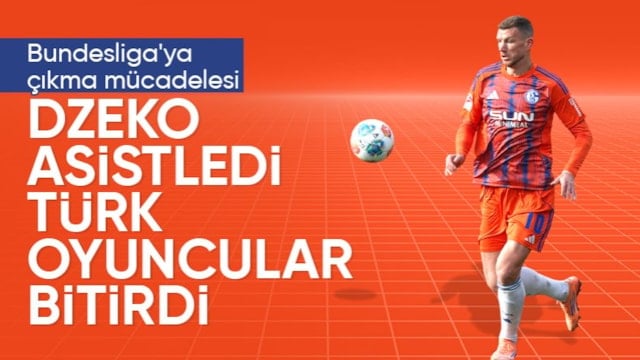 Edin Dzeko asistler yaptı, Schalke 04 galip geldi
