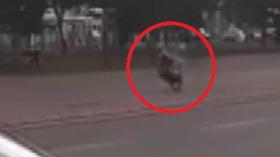 Kayseri'de tehlikeli hareketler yapan motosiklet sürücüsüne 71 bin lira ceza