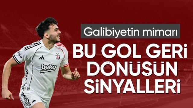 Beşiktaş'ta galibiyet golü Mustafa Hekimoğlu'ndan