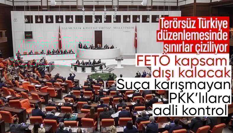 Terörsüz Türkiye düzenlemesinde sınırlar netleşiyor: Suça karışmamış PKK’lılara adli kontrol şartı