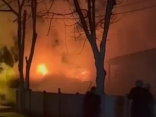 Düzce'de müştemilatta çıkan yangın endişe yarattı