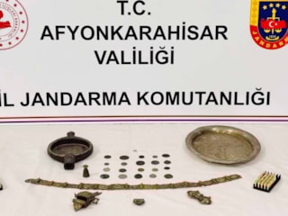 Afyonkarahisar'da jandarmadan tarihi eser operasyonu