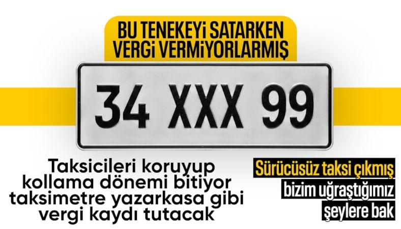 Taksilerde mali cihaz haberleri plaka fiyatlarını düşürdü