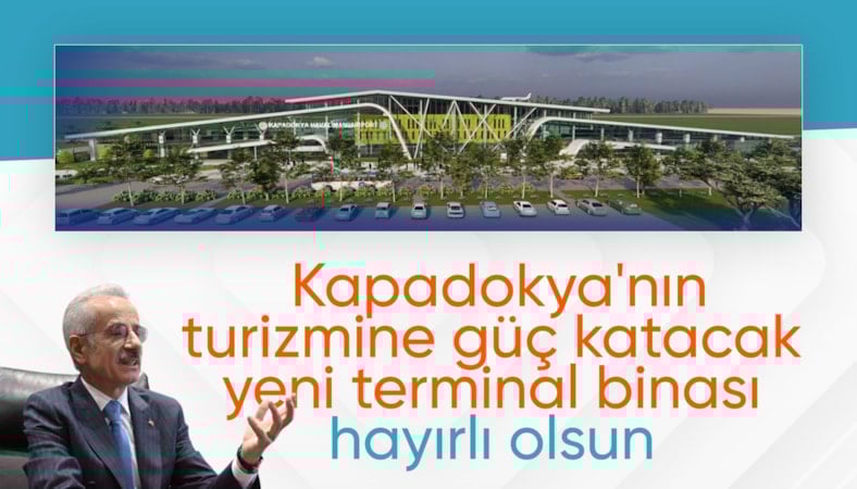 Bakan Uraloğlu duyurdu: Nevşehir Kapadokya Havalimanı'nın yeni terminali açıldı