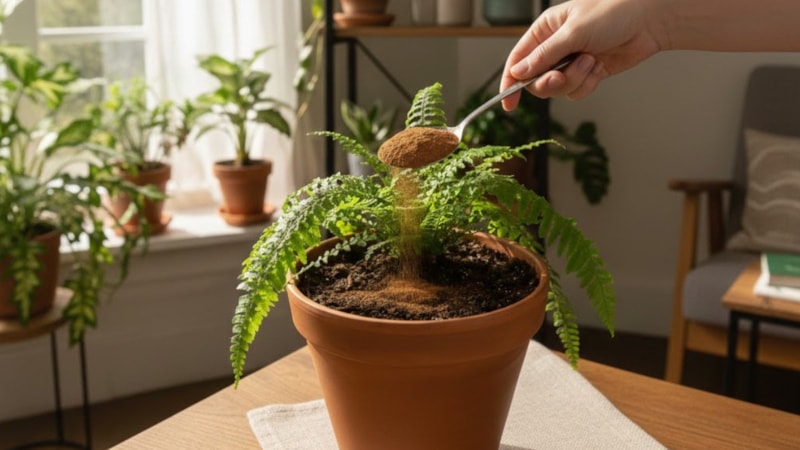 Toprağa bir kaşık dökün ve izleyin: Sinekler saksılara yaklaşamıyor