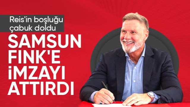 Samsunspor, Thorsten Fink'i duyurdu
