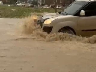 Edirne'de fırtına ve şiddetli sağanak