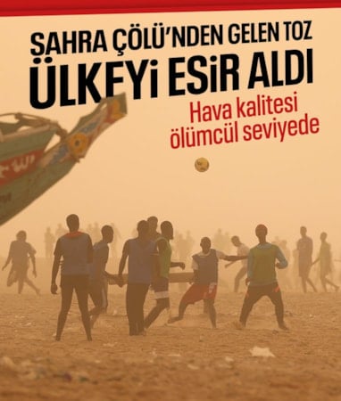 Senegal, Sahra Çölü'nden gelen tozun esareti altında