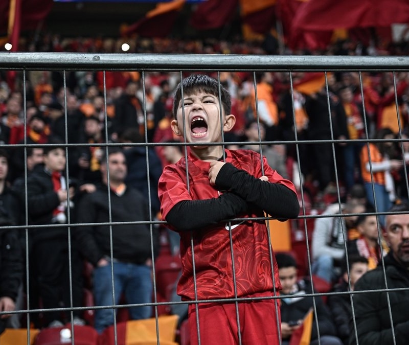 Galatasaray taraftarından Juventus maçında büyük destek