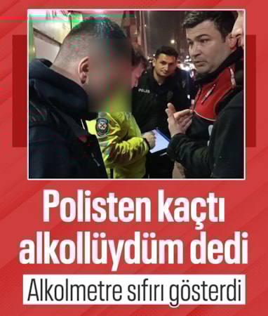 Bursa'da Yunus ekiplerini görünce kaçtı: Alkollüydüm savunması yalan çıktı