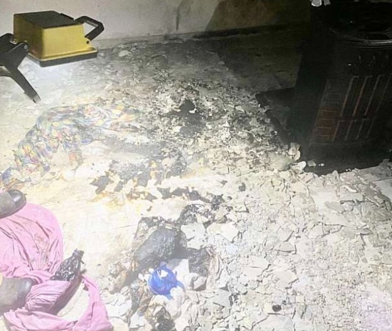 Bartın'da sobadan çıkan kıvılcımlar yangına neden oldu