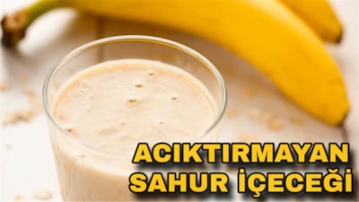 Bu içecek tam sahurluk! Hem diyet, hem tok tutuyor...