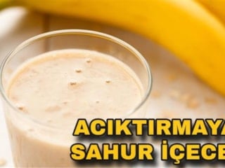 Bu içecek tam sahurluk! Hem diyet, hem tok tutuyor...