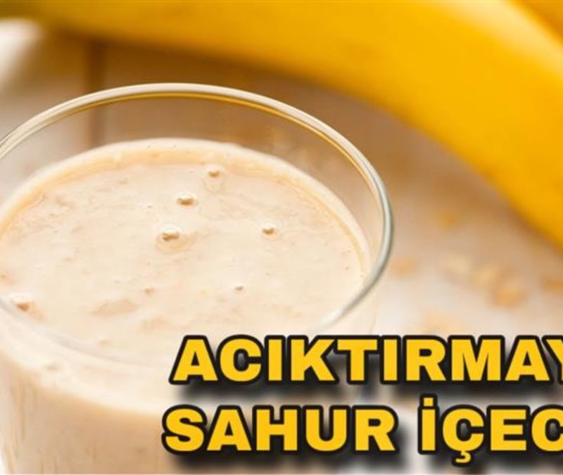 Bu içecek tam sahurluk! Hem diyet, hem tok tutuyor...