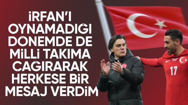 Vincenzo Montella: İrfan Can Kahveci'ye karşı bir hassasiyetim var