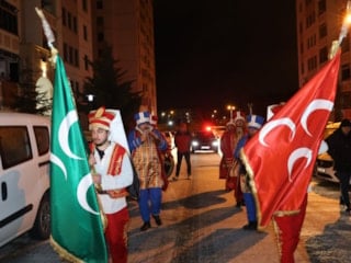 Nevşehir yılın ilk sahuruna mehteranla uyandı