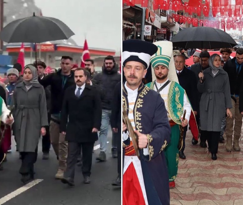 Tercan Kaymakamı Neslihan Duman'dan "şemsiye" özrü