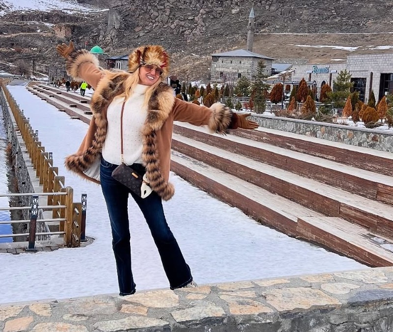 Tuğba Özay, Kars'a gitti: Buralar çok güzel