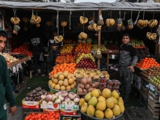 Gazze'de Ramazan'da alışveriş hareketliliği