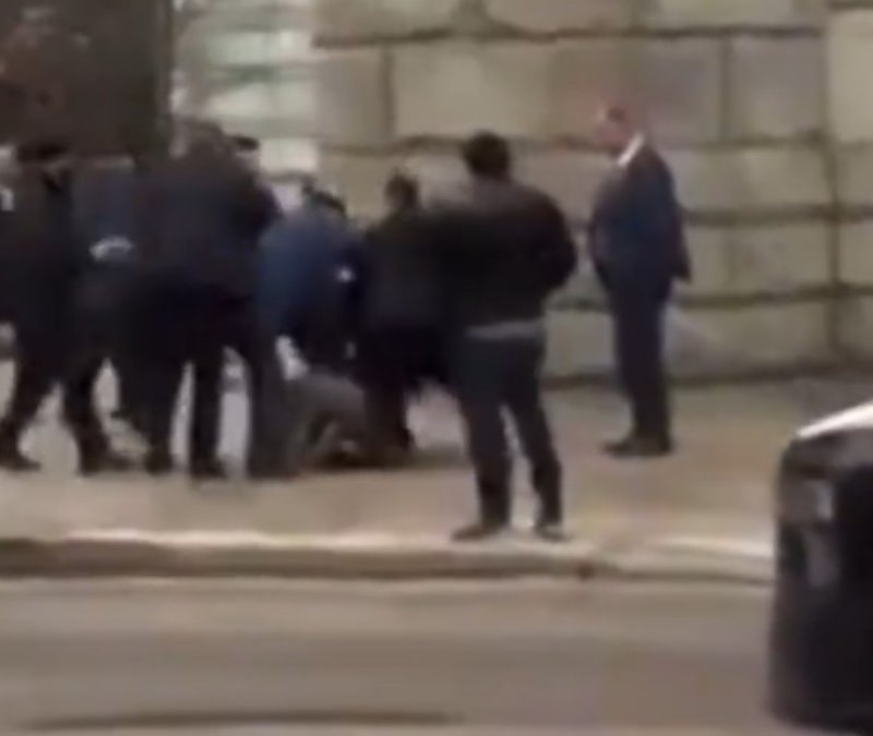 Washington’da Aliyev'e protestoya sert müdahale