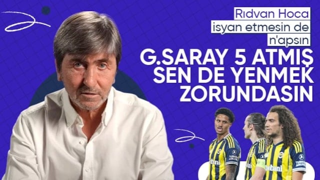Rıdvan Dilmen'den Fenerbahçe'ye sert eleştiri: Galatasaray'ın Juventus zaferini örnek gösterdi